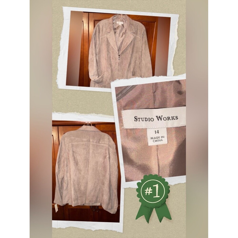 Studio Works Women's Tan Blazer #1403